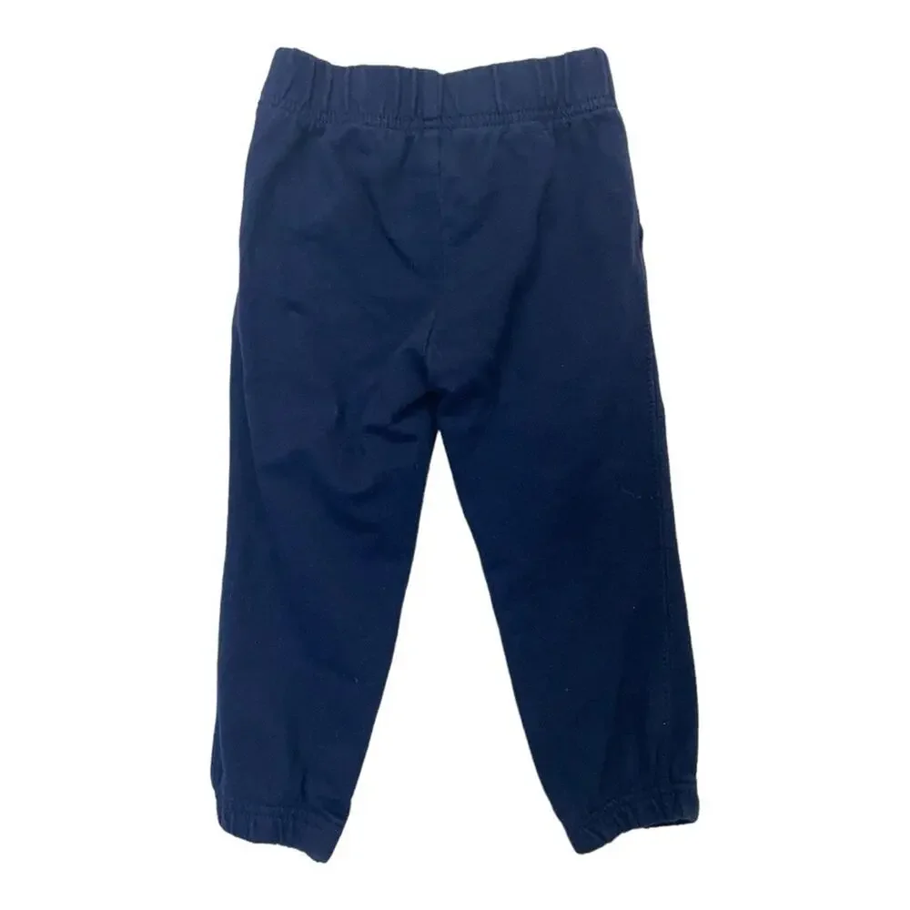 Carter’s Joggers Sweatpants Boys Size 2T navy blue lightweight